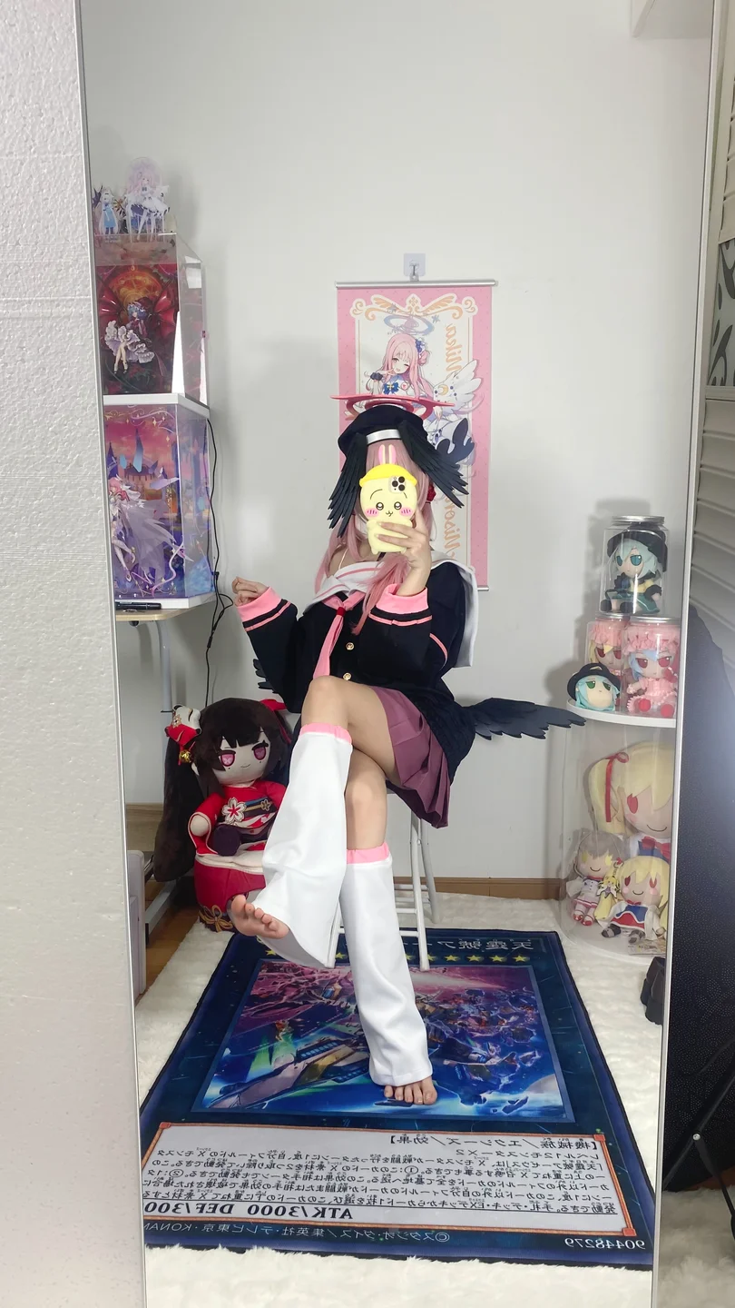 白栎Shirly - 蔚蓝档案·下江小春 [35P,7V-655MB] tg@simisebaisi 【丝足阁】023.webp